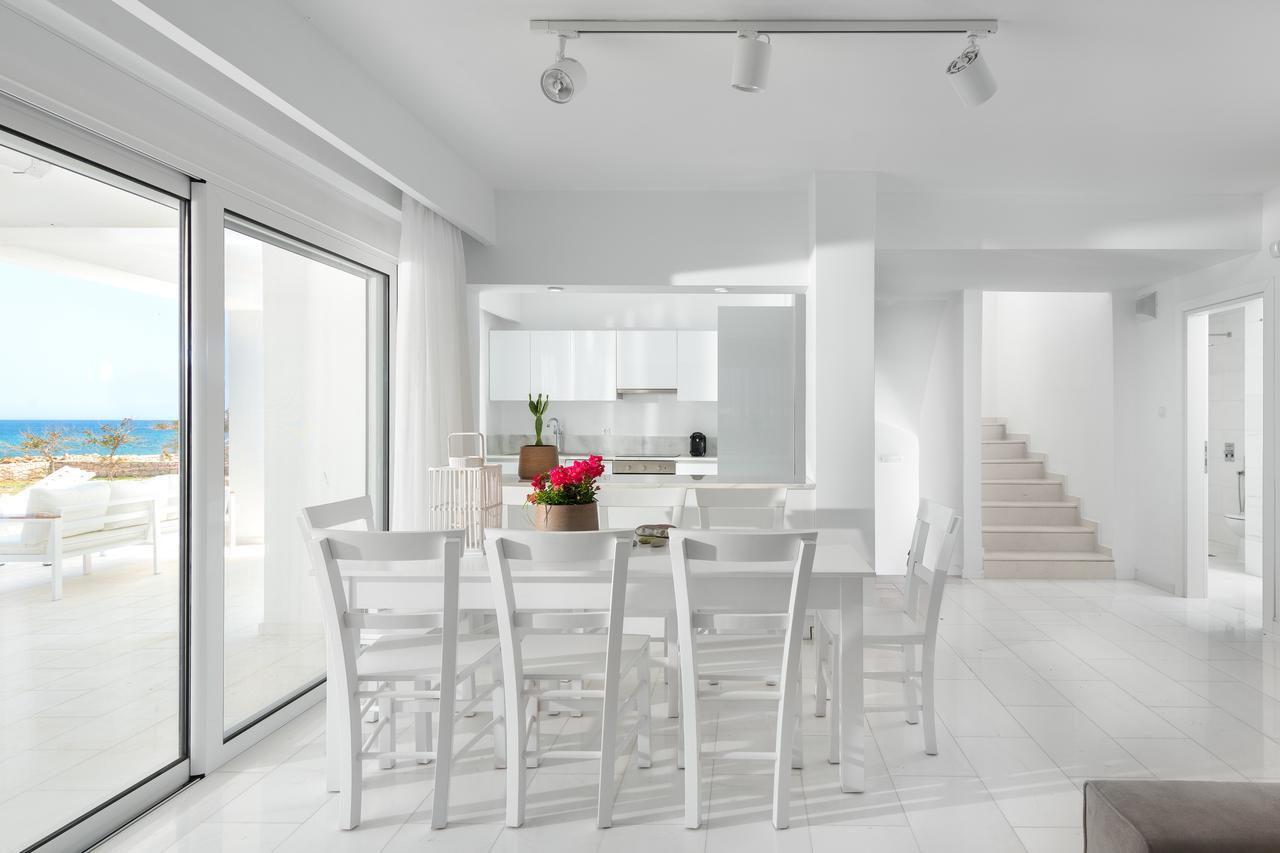 Maria & Nada Beachfront Villas Kolymbia Bagian luar foto