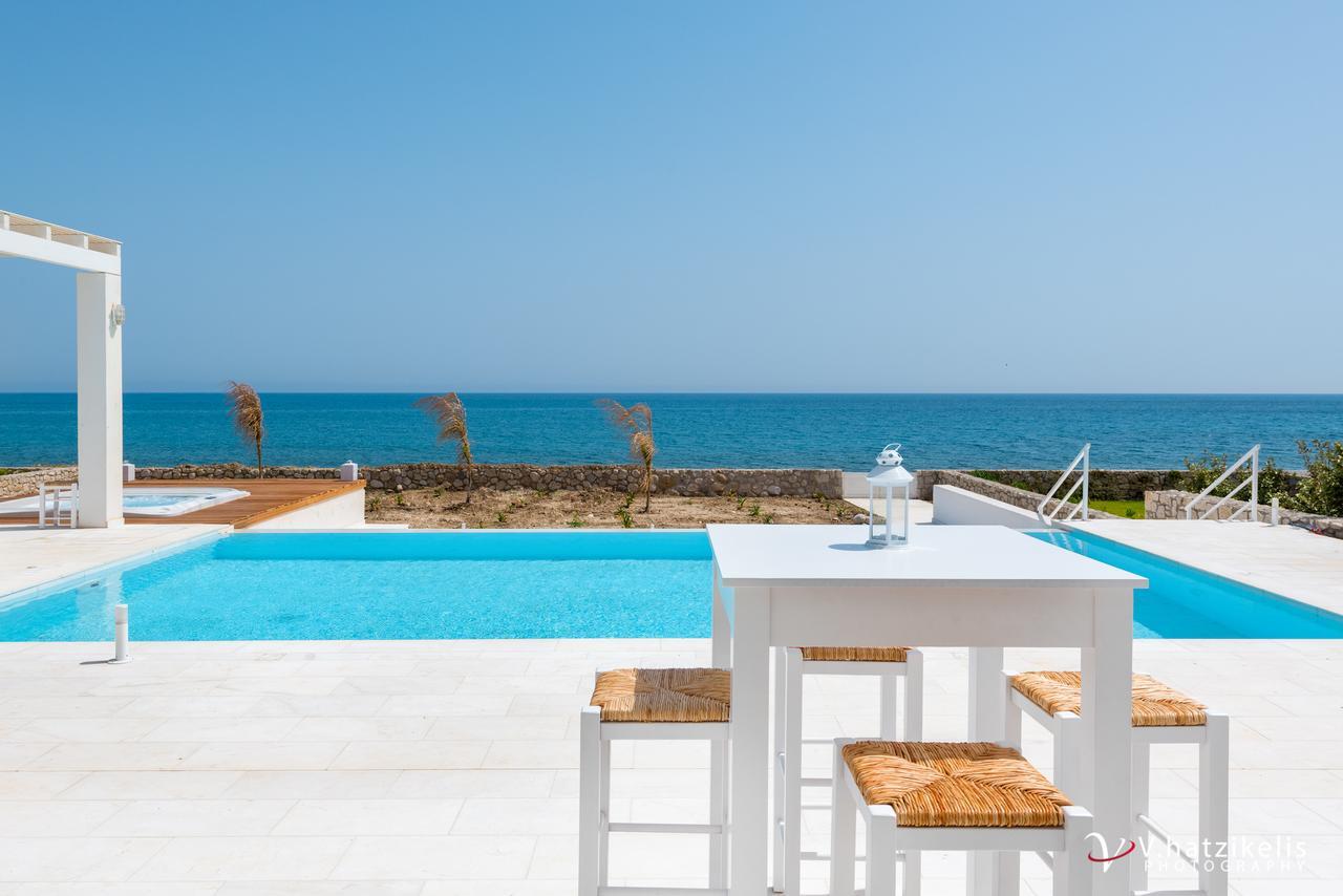 Maria & Nada Beachfront Villas Kolymbia Bagian luar foto