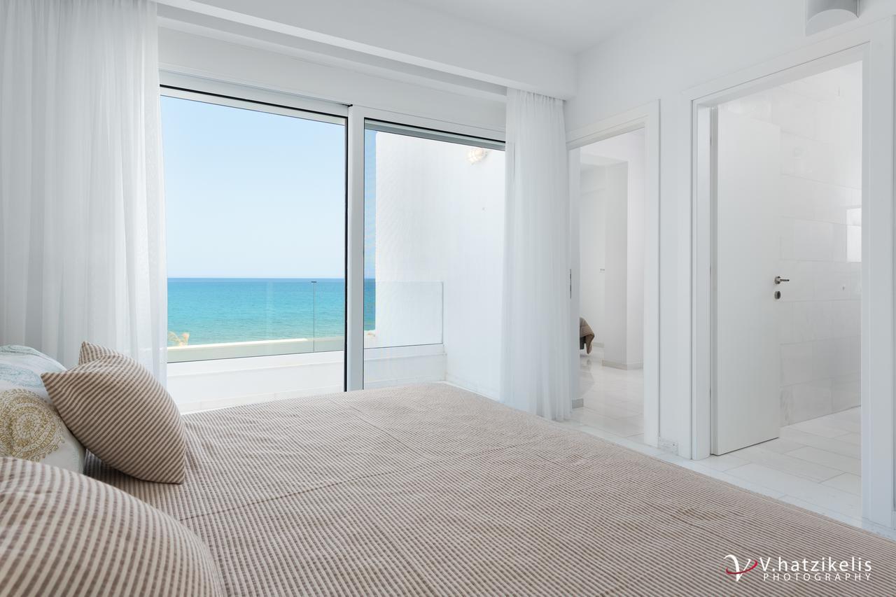 Maria & Nada Beachfront Villas Kolymbia Bagian luar foto