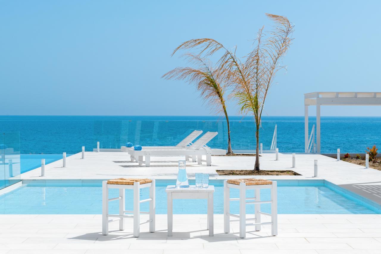 Maria & Nada Beachfront Villas Kolymbia Bagian luar foto