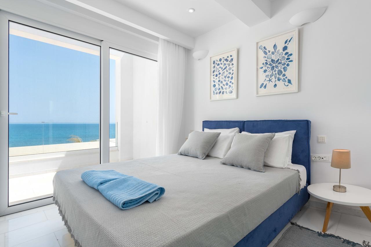 Maria & Nada Beachfront Villas Kolymbia Bagian luar foto