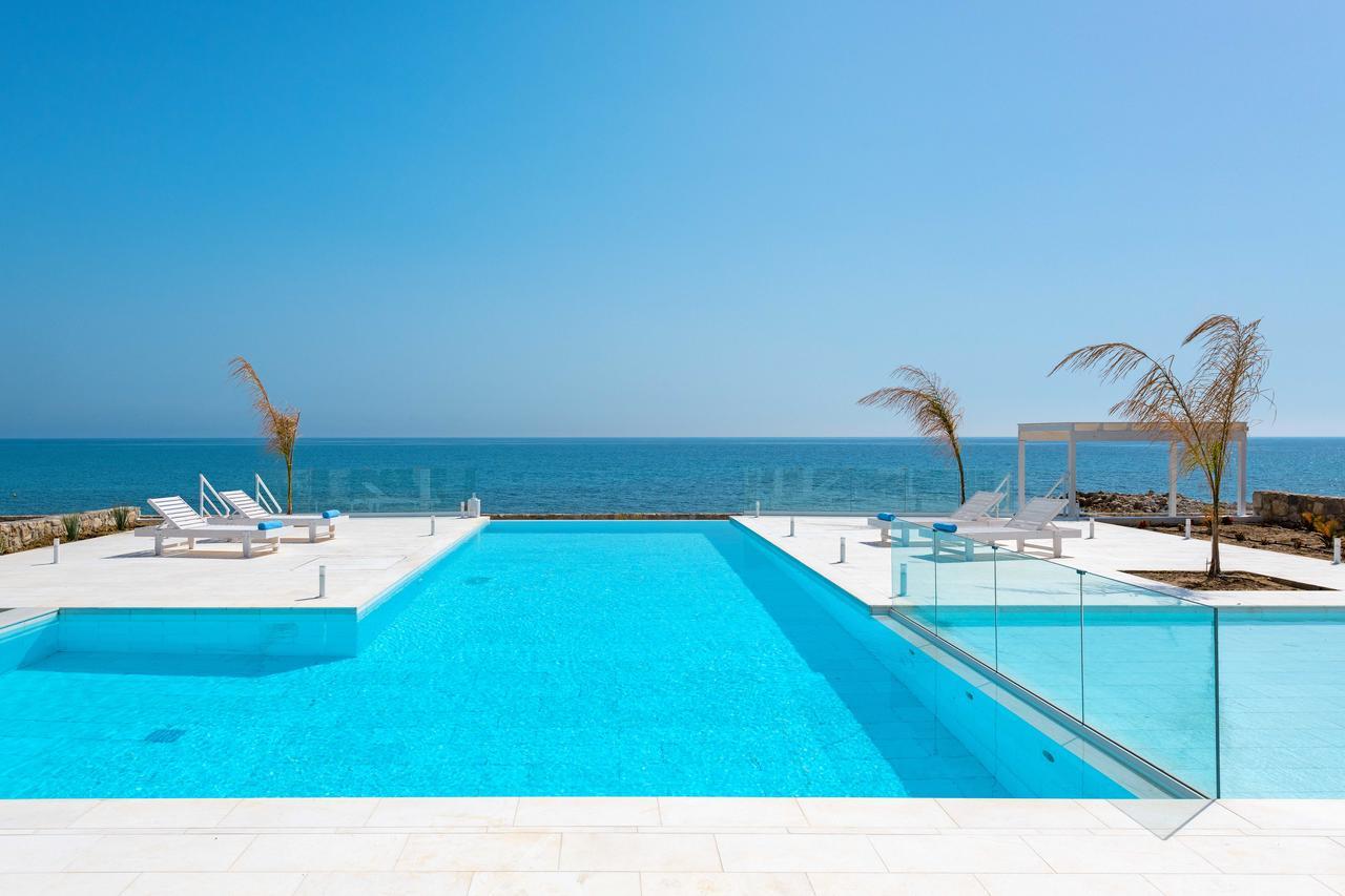 Maria & Nada Beachfront Villas Kolymbia Bagian luar foto