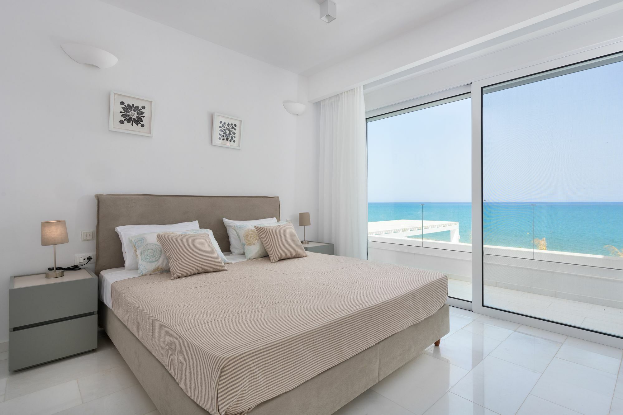 Maria & Nada Beachfront Villas Kolymbia Bagian luar foto